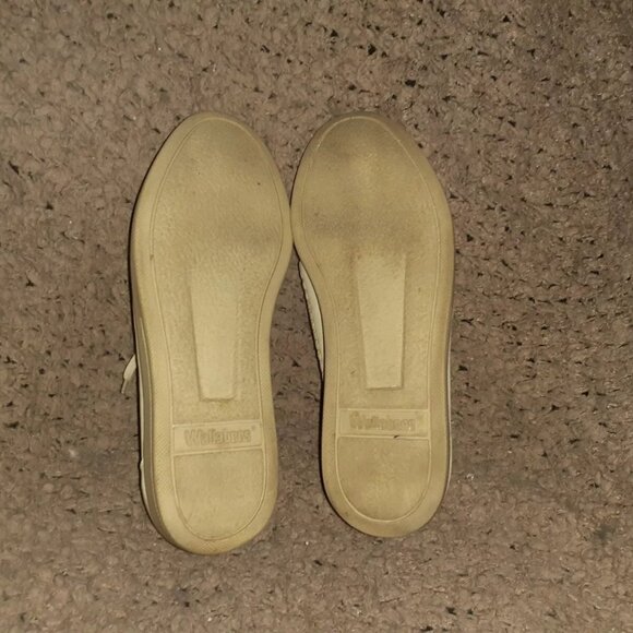 Vintage CLARKS WALLABEE QUARTZ-ALBERTA-IRELAND-Beige Leather-Rare-Sz10-Excellent - Picture 7 of 7